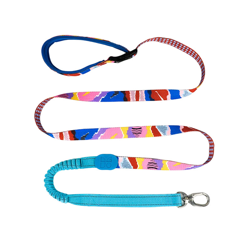 Fashion Pro Adjustable Type X Dog Harness and Leash Mountain Mark Leash