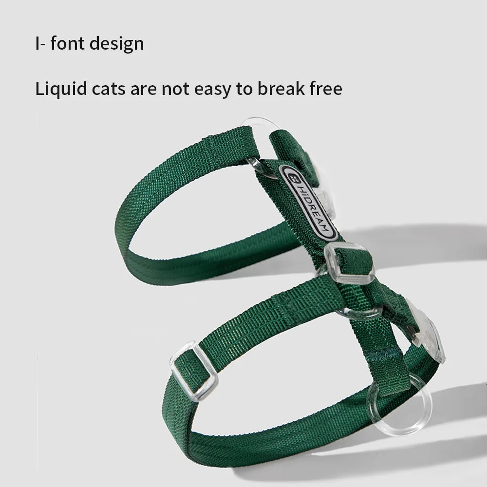 Explorer Cat Harness and Leash Set I-font Design