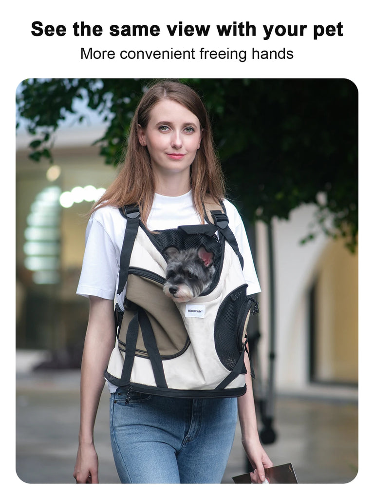 Front Cross Dog and Cat Shoulder Canvas Bag Sample