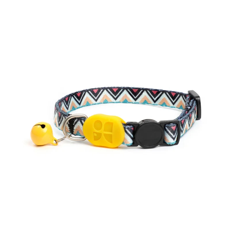 Designer Adjustable Colorful Cute Cat Collar Totem