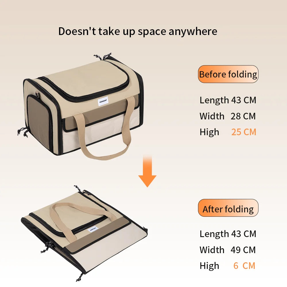 Carry On Baggage Dog and Cat Carrier Travel Bag Specifications