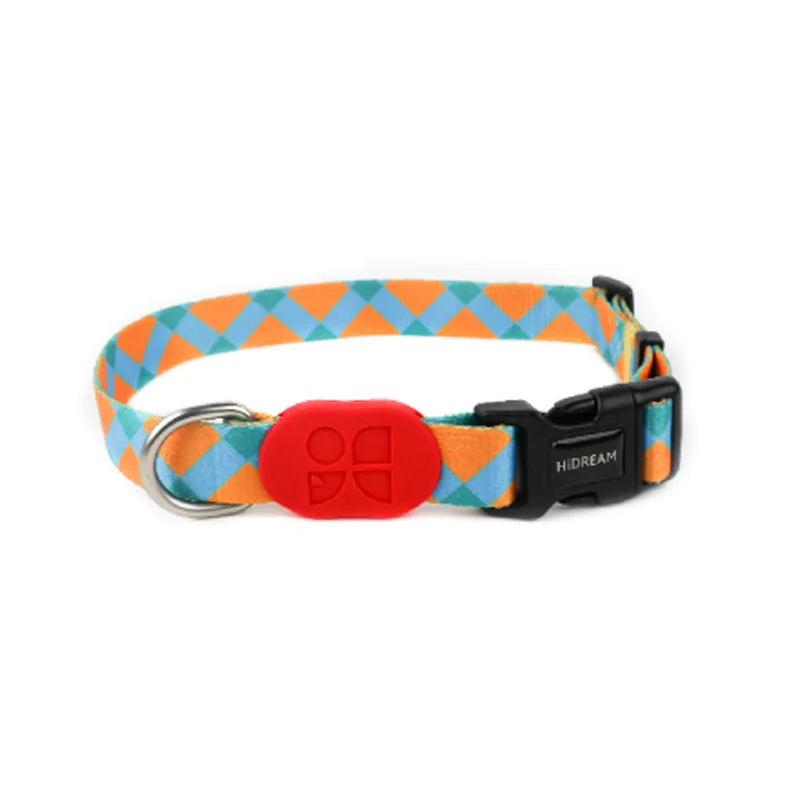 Cute Colorful Collection Dog Collar Sunrise