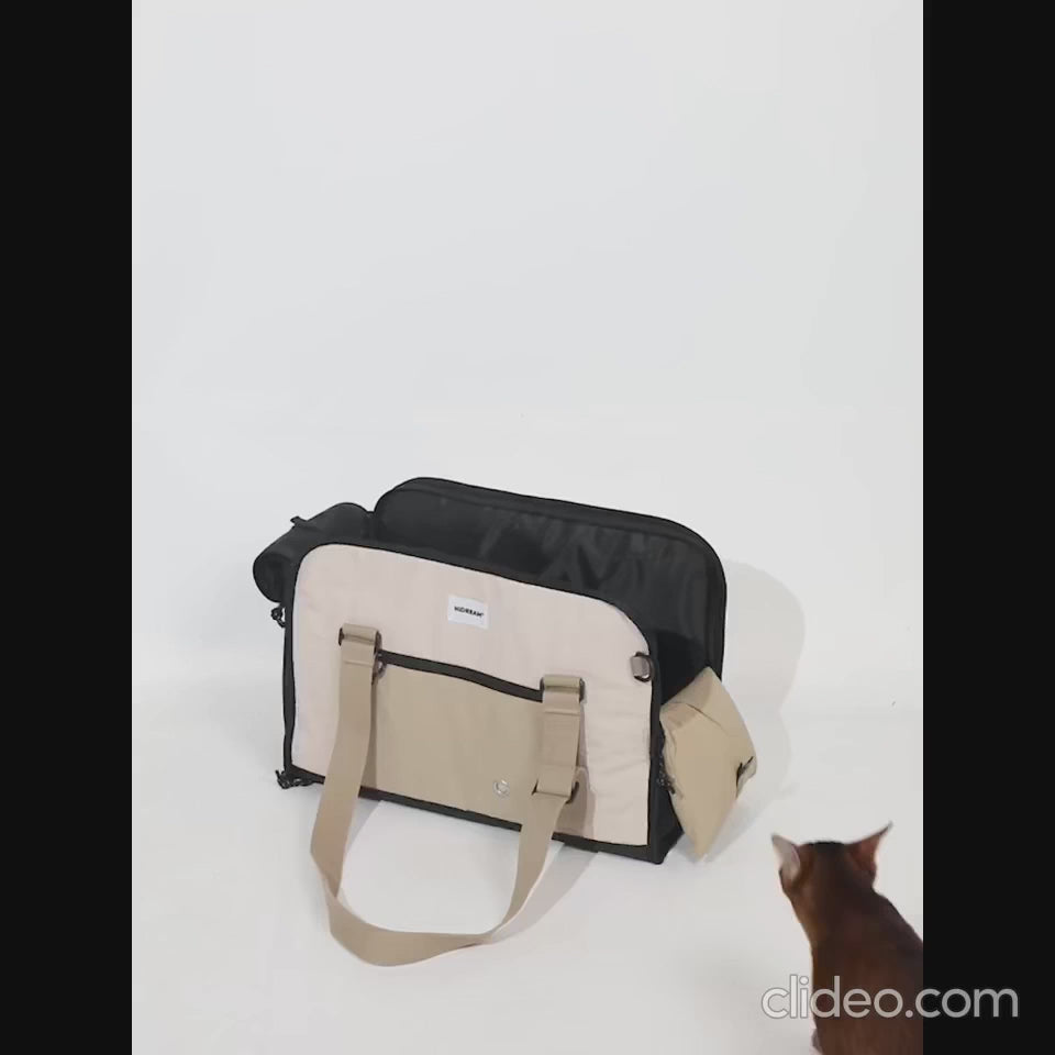 Explorer Duffle Dog and Cat Travel Bag With Cooler Pocket Product Introduction Video